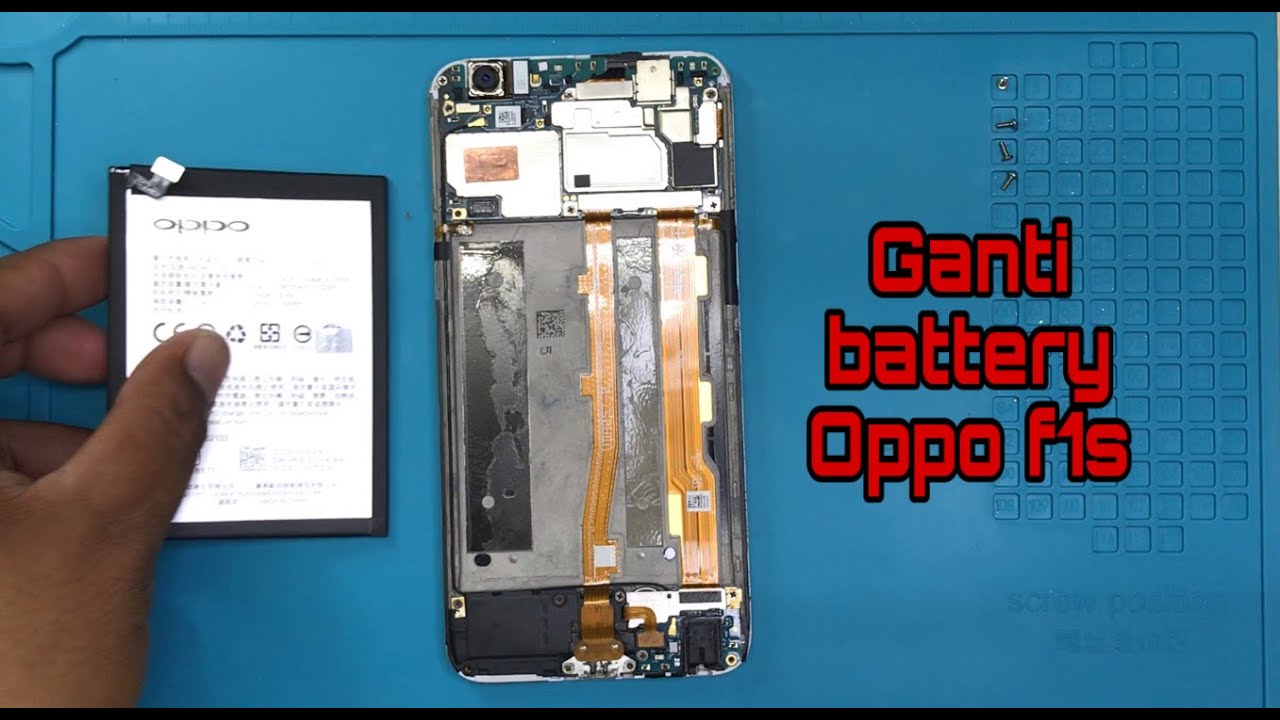 Cara ganti baterai oppo f1s dengan mudah dan cepat || oppo f1s battery replacement