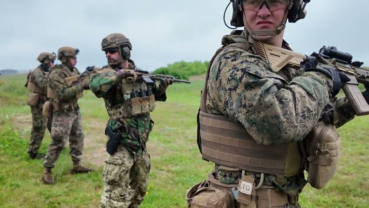 BALTOPS 25 - U.S. Marines and Portuguese Service Members Execute a Live Fire Range