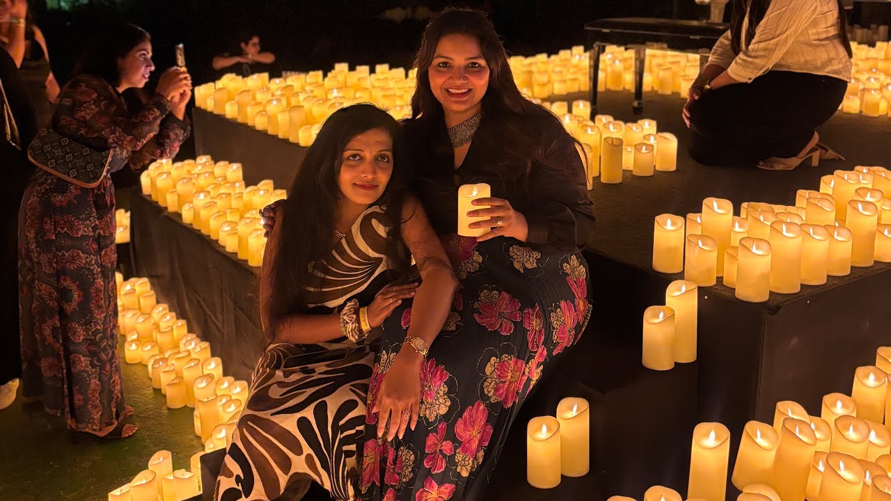 Candlelight 🎵concert Vlog 😊 #candlelight #candle #music #musicconcert #experience #bangalore #fun 