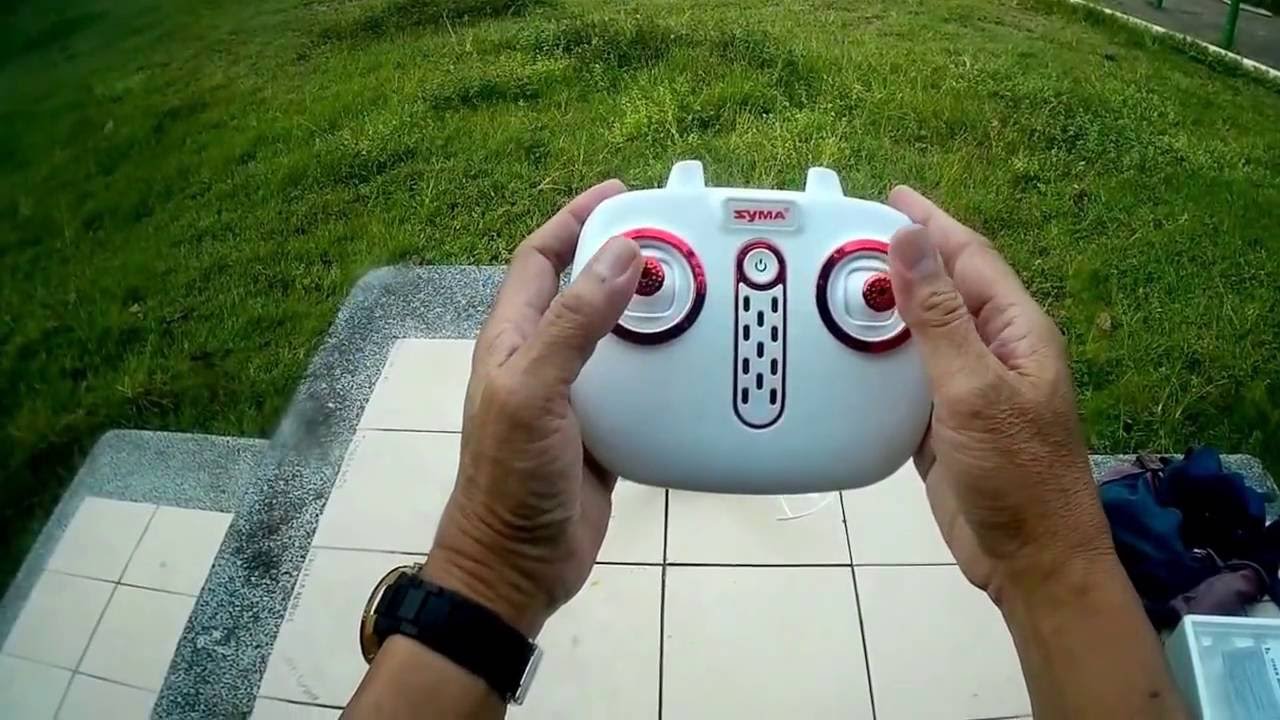 Syma X5UC a beginner's test flight