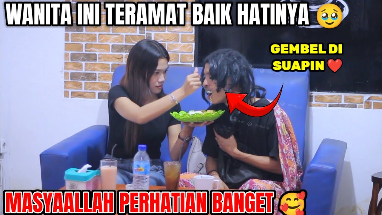 TAK DI SANGKA WANITA CANTIK PENUH KASIH SAYANG TERUNTUK SEORANG GEMBEL JALANAN 🥰