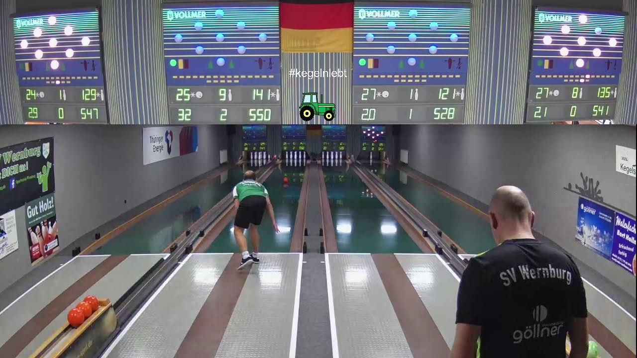 Th&uuml;ringenliga Kegeln 120 M&auml;nner: KSG Traktor Wernburg/Ranis - SG Aue Gro&szlig;brembach