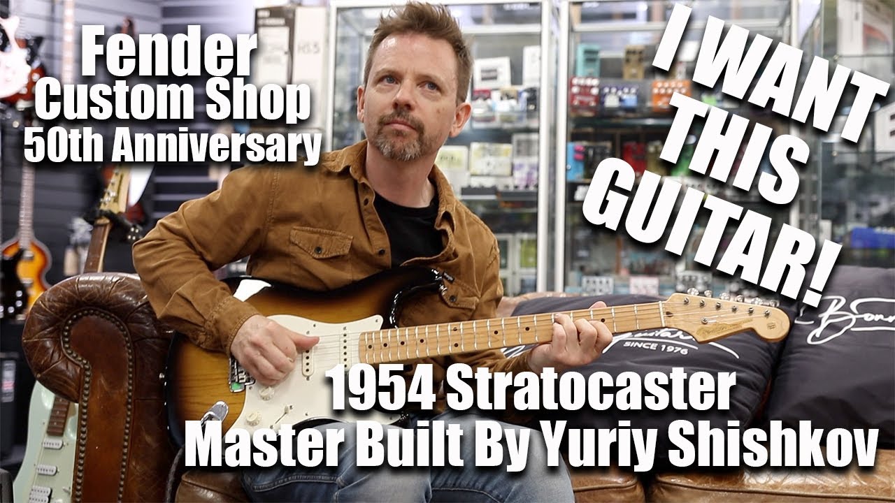Demo Fender Custom Shop 1954 Strat MasterBuilt Yuriy Shishkov featured in Guitar Buyer Magazine