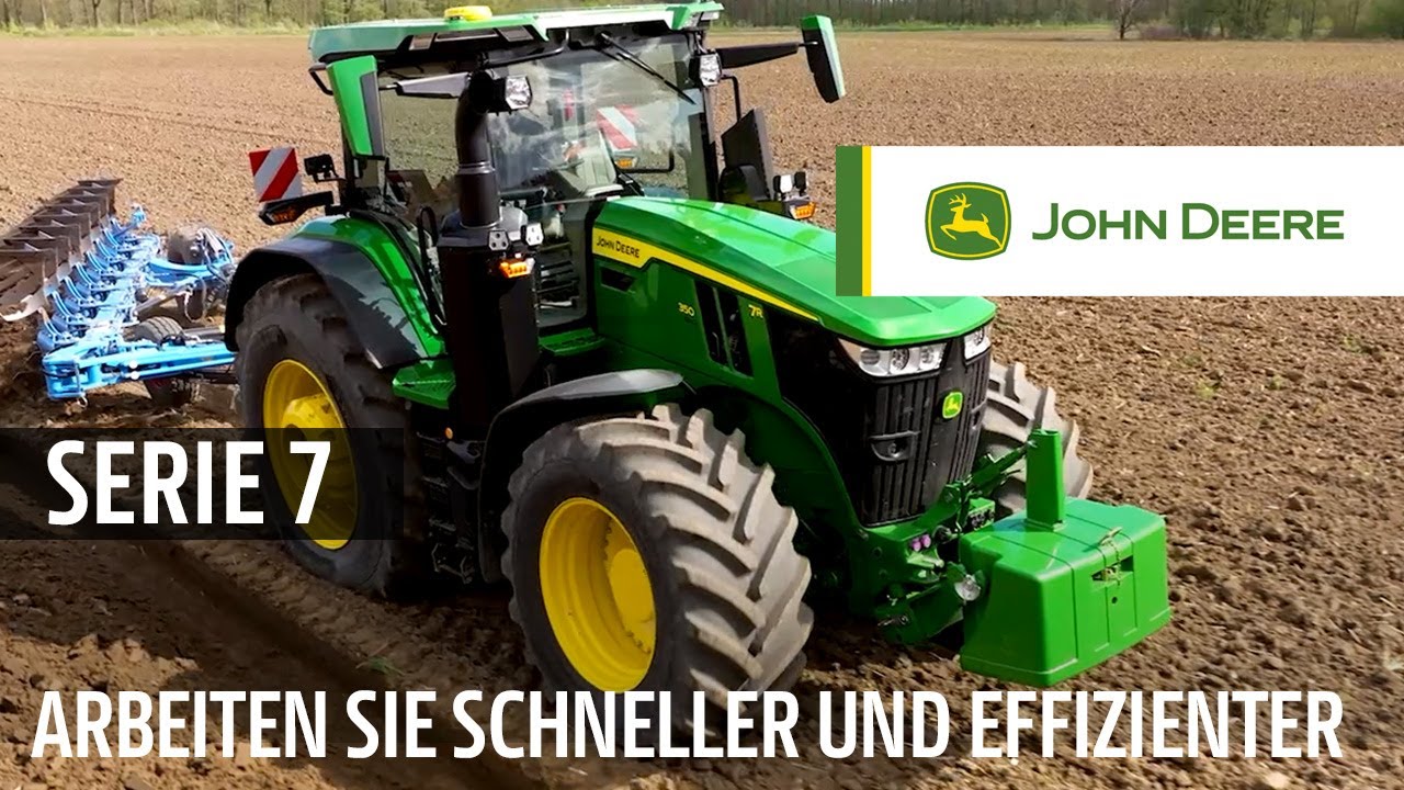 Die Traktoren der Serie 7R von JOHN DEERE: Arbeiten Sie schneller und effizienter