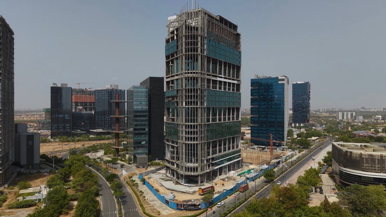 Narmada Construction Update June | Gujarat&rsquo;s First Composite Steel Building at GIFT City
