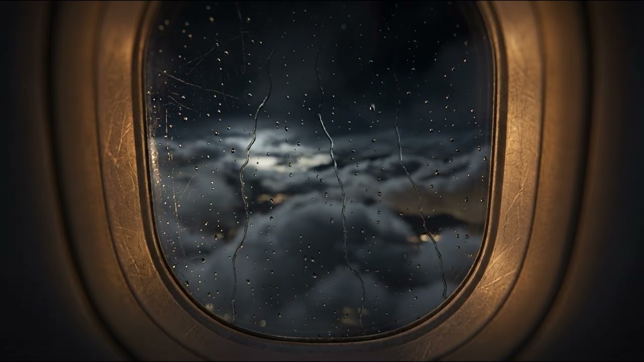 Airplane Cabin Ambience ✈️ | Calm In-Flight White Noise for Deep Sleep | No Ads ASMR