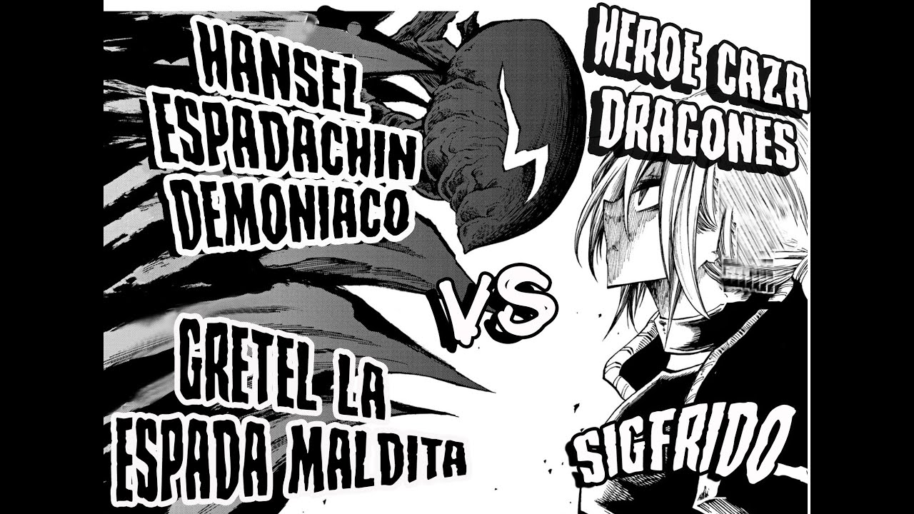 Cazador de Dragones Sigfrido VS Hansen & Gretel  La espada Magica