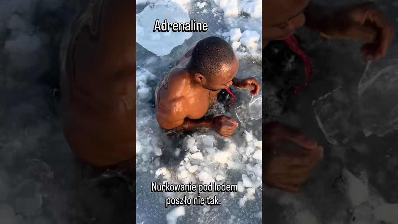 Dlatego wchodzenie pod lód jest niebezpieczne 