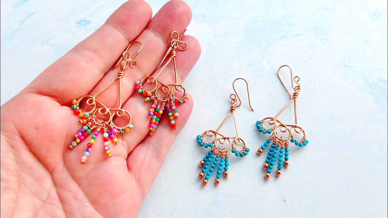Wire Wrap Earring Tutorial - Fun & Easy Jewelry Tutorial