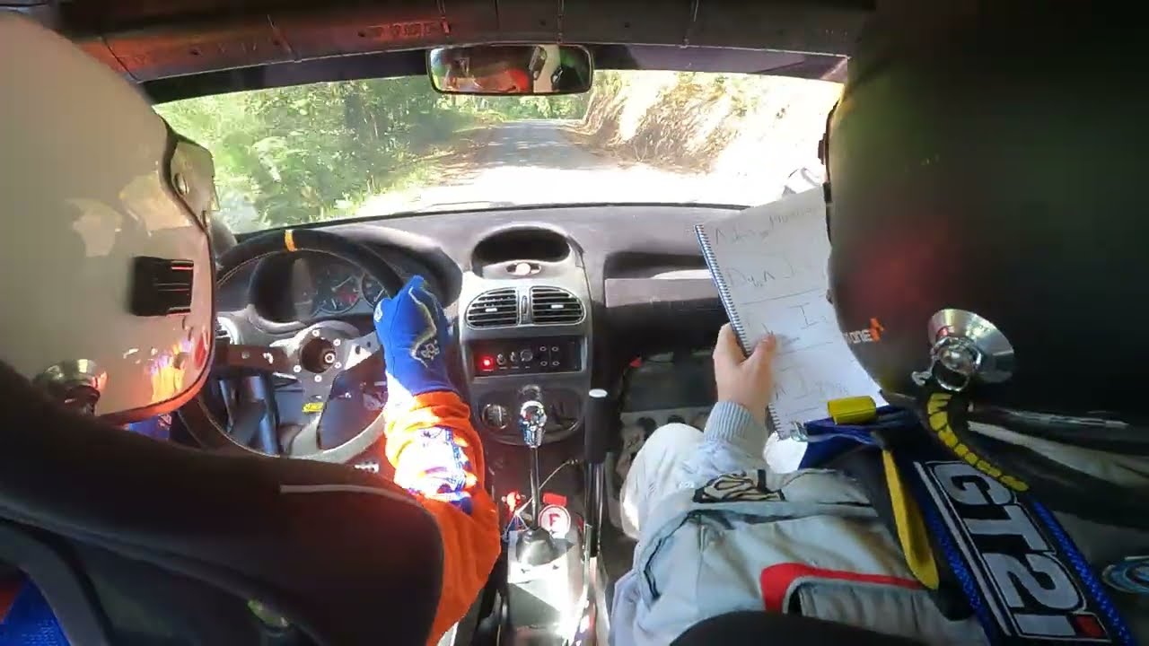Juan Gabriel-Patxi Rey en el Rally Pontevedra 2022 (TC8  Meaño)