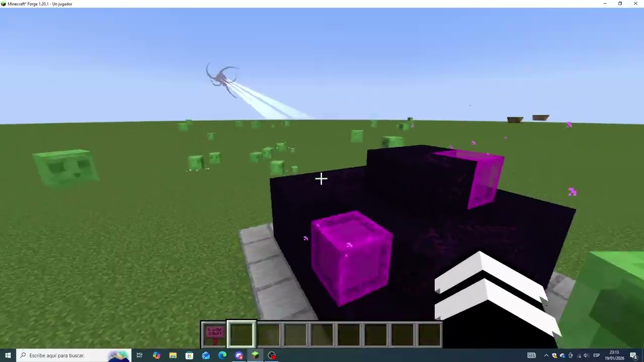 alimentando a mi wither storm mascota