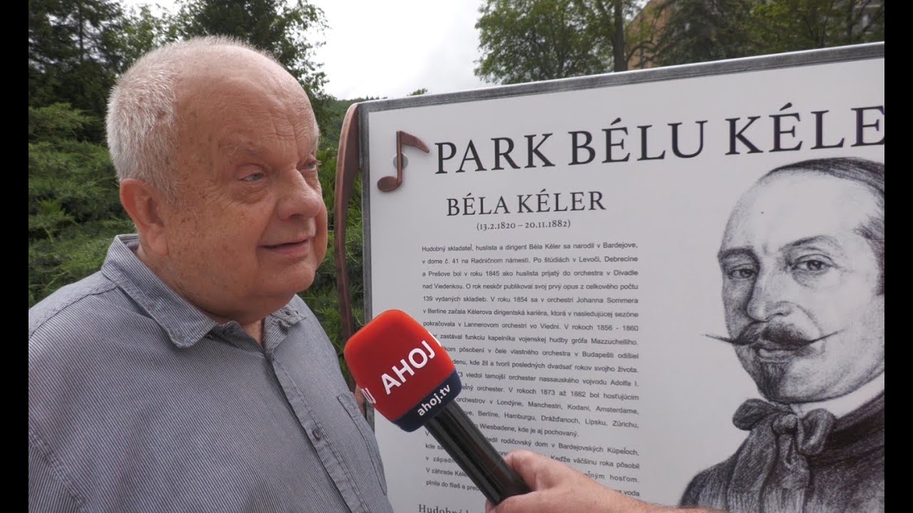 V Bardejovských Kúpeľoch otvorili Park Bélu Kélera s hrajúcou lavičkou