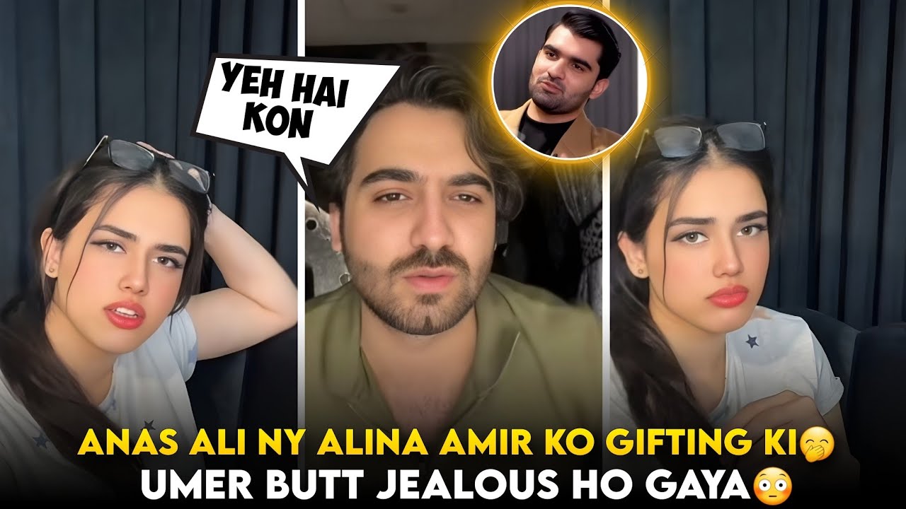 Anas Ali Ny Alina Amir Ko Gifting Ki | Umer Butt Jealous Ho Gaya Anas Sy | Umer Challenge Anas Ko