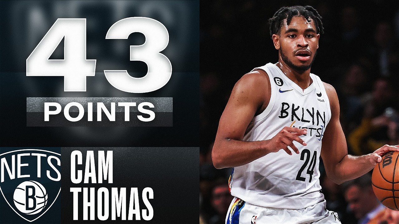 Cam Thomas Makes NBA History With 3rd Straight 40-PT Performance | February 7, 2023