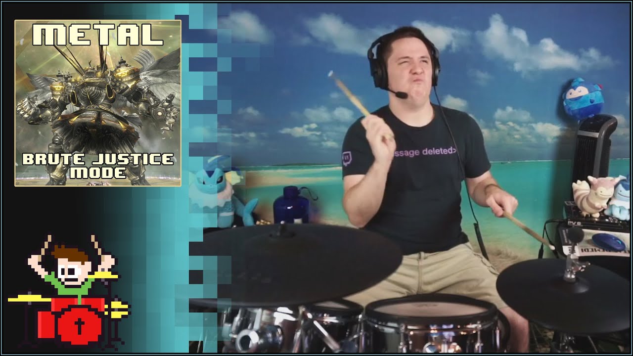 Metal - Brute Justice Mode On Drums!