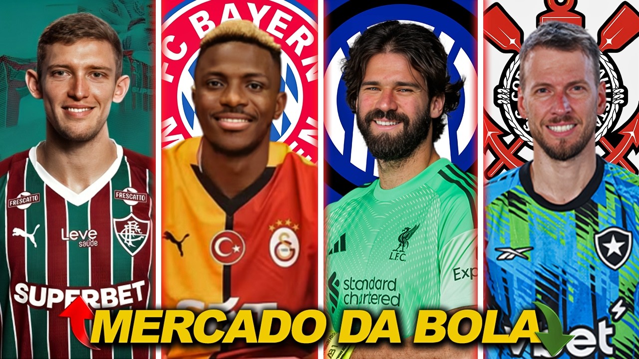 Fluminense anuncia Rodrigo Castillo | Bayern quer Victor Osimhen | Inter na disputa por Alisson E+!
