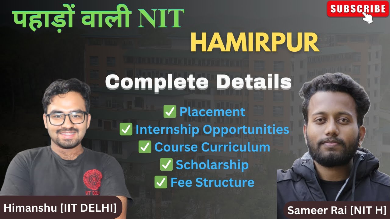 NIT Hamirpur MSc Maths Complete Detail | Placement Opportunities after IITJAM #nitw #iitjam2024