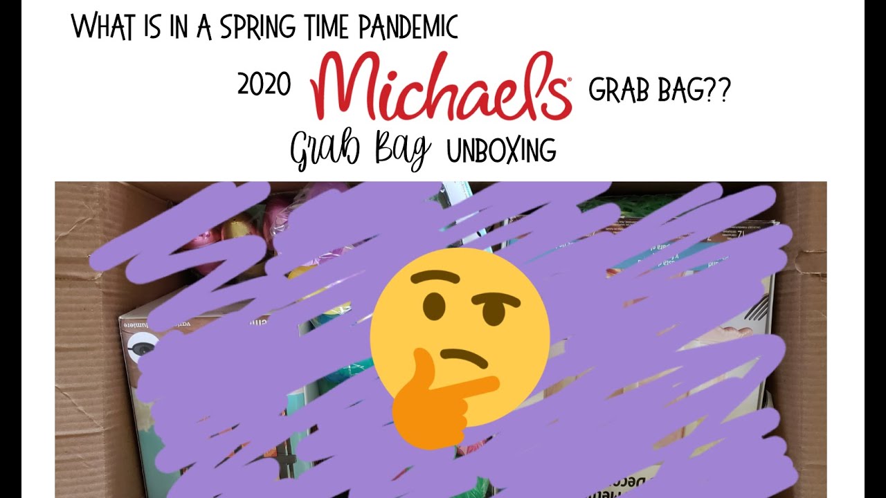 HAUL: Michael's $5 Grab Bag QUARANTINE PANDEMIC Unboxing | Items during the quarantine