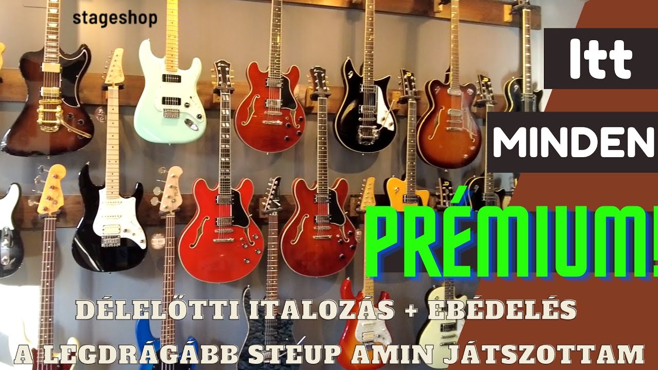Hangszerbolt Mustra - Stageshop // Pro tippek + gyors ebéd Marciéknál🎸