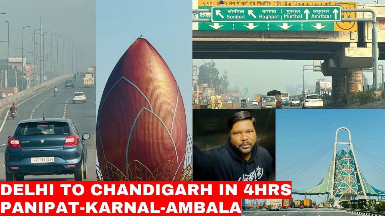 Delhi to Chandigarh | Noida to Zirakpur | Eastern Peripheral Expressway | Panipat I Karnal I Ambala