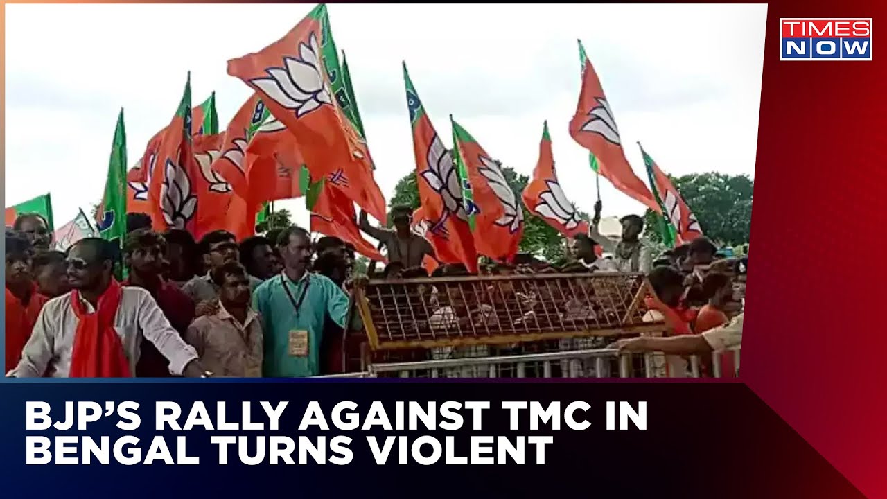 BJP's Nabanna Chalo March Turns Violent | TMC Slams 'Unrest Plot' | English News | Times Now