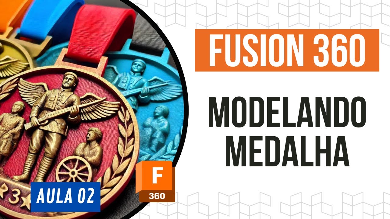 Modelar uma MEDALHA no Fusion 360