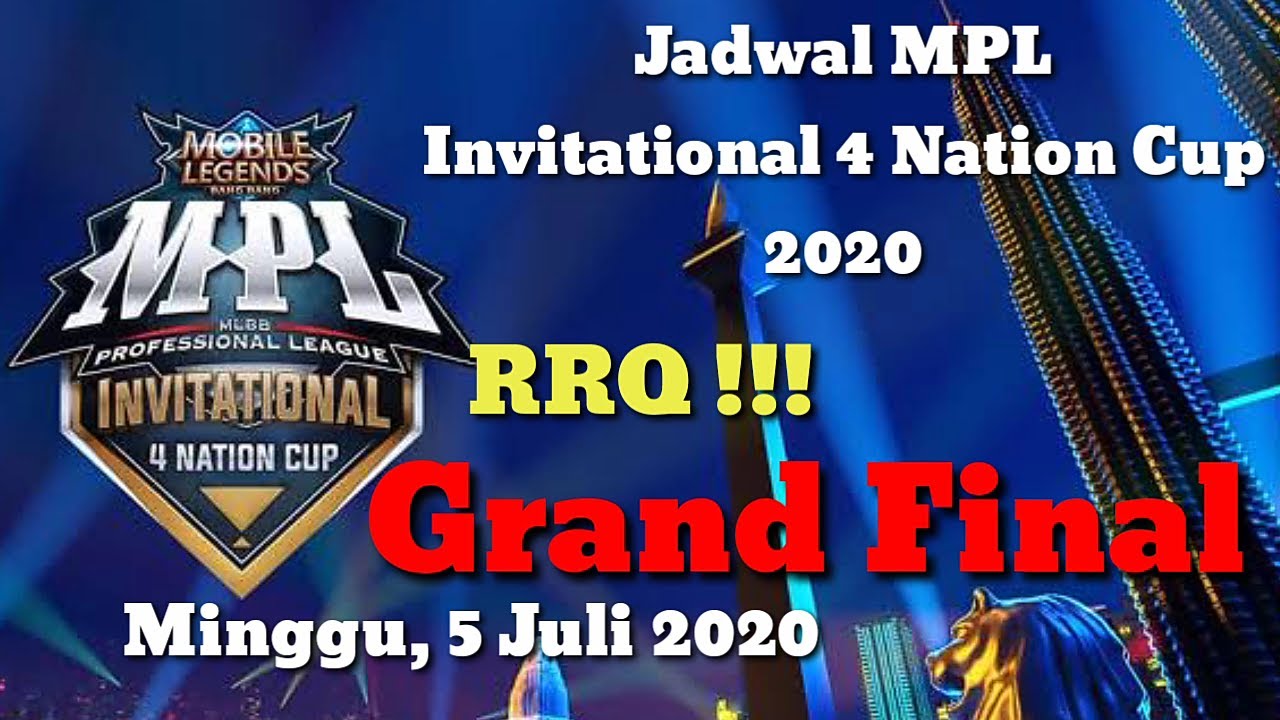Jadwal RRQ !!! - Jadwal Grand Final MPLI 4 Nation Cup 2020