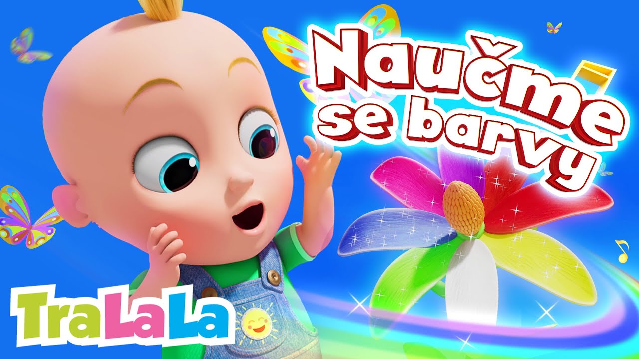 🎨 Naučme se barvy | Dětská písnička s animací | Tralala
