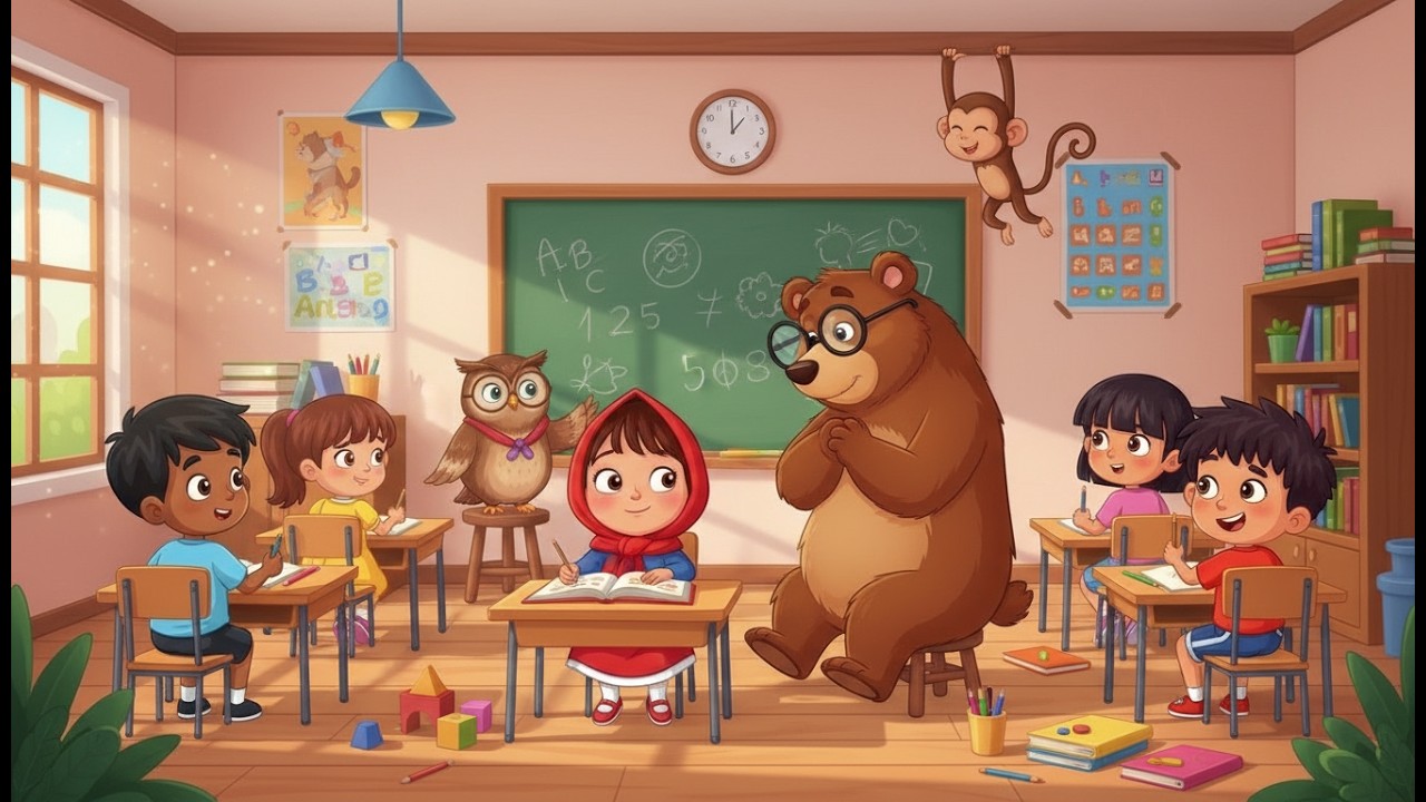 A Magical Forest Story for Kids | Children, Bear & Monkey Friendship
