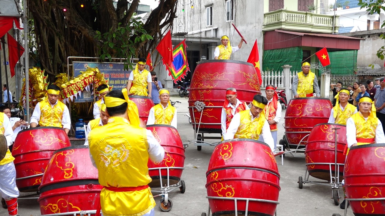 Câu lạc bộ trống hội Long Hưng, chào mừng lễ hội đình Vĩnh trụ năm 2026