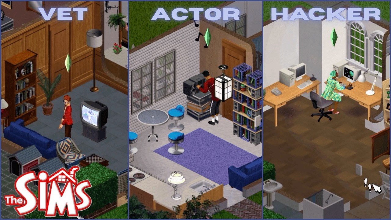 Building a Starter House for Every Career Path in The Sims 1 | #3