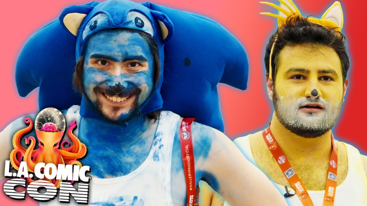 sonic goes to comic con (ft. tails)