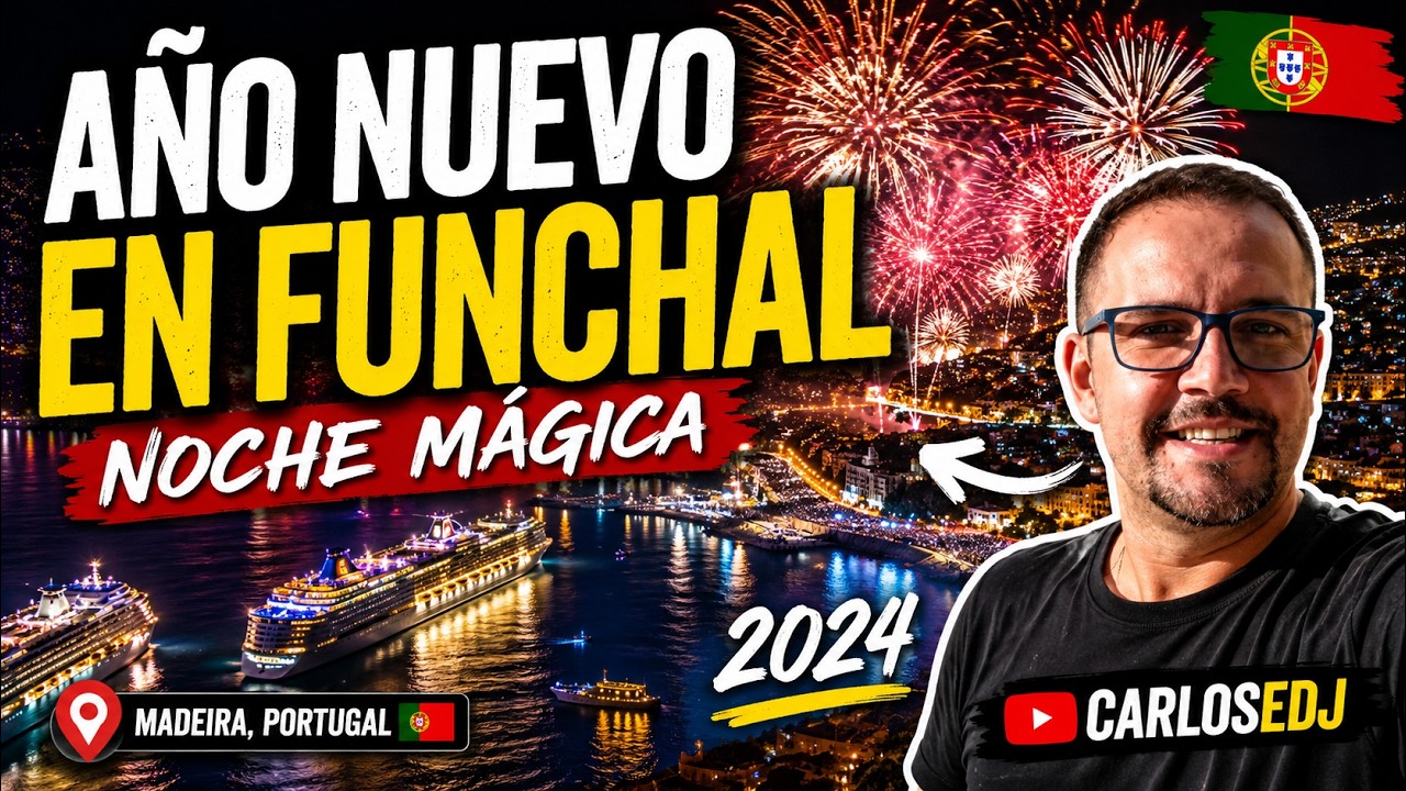Especial de fin de año en la Ciudad de FUNCHAL FELIZ AÑO NUEVO.
