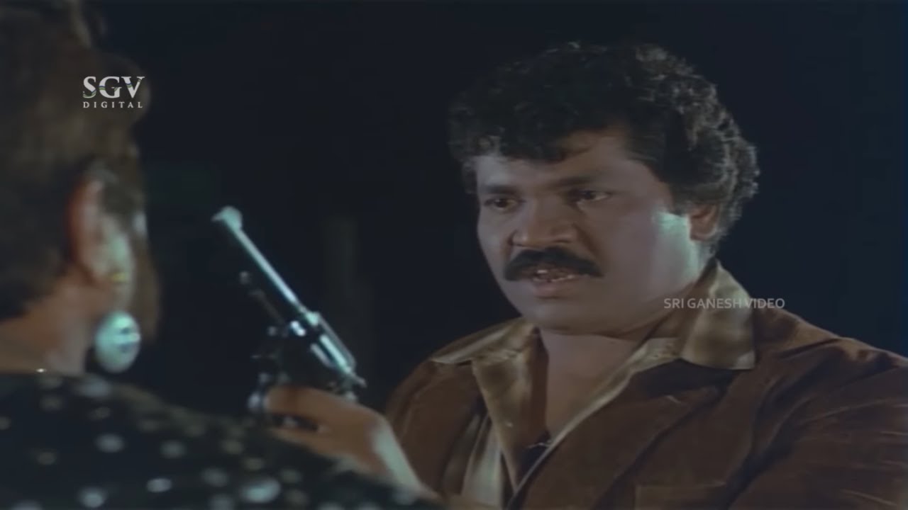 Smuggler Tiger Prabhakar Saved Police ACP From Sudheer | Shakthi Kannada Movie Part 07