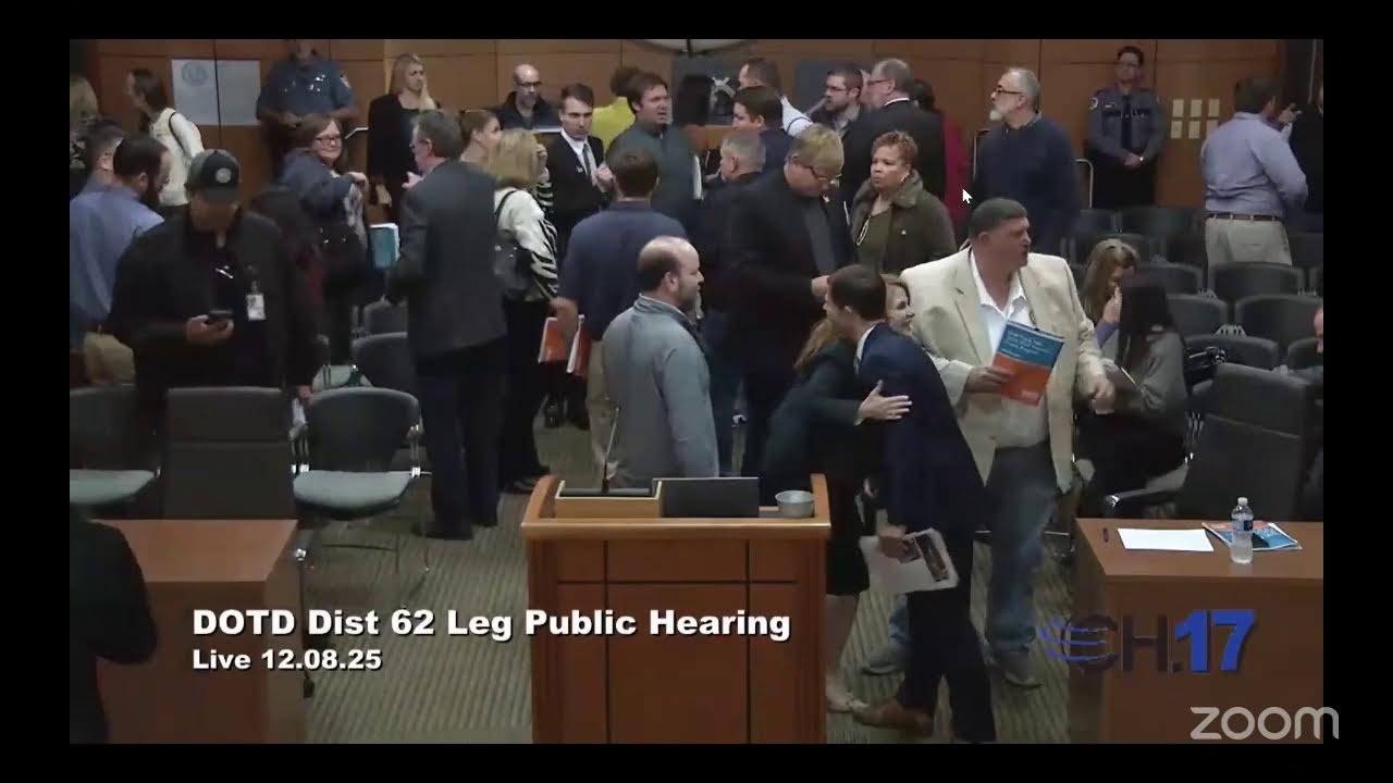 District 62 - Legislative Public Hearings (12/8/2025)