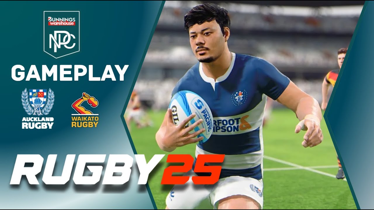 Rugby 25 I AUCKLAND vs WAIKATO | Round 1 2025 Bunnings NPC (custom kits)