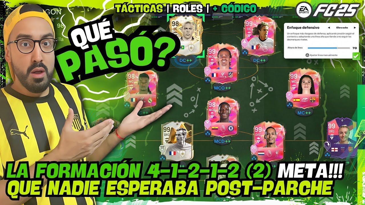 ✔️ &iexcl;La 4-1-2-1-2 (2) es la t&aacute;ctica META que nadie muestra en EA FC25!