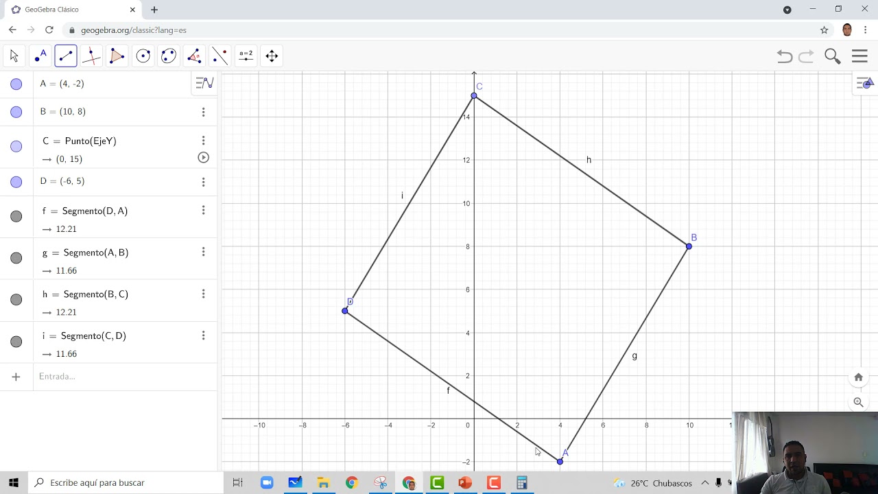 Distancia entre dos puntos
