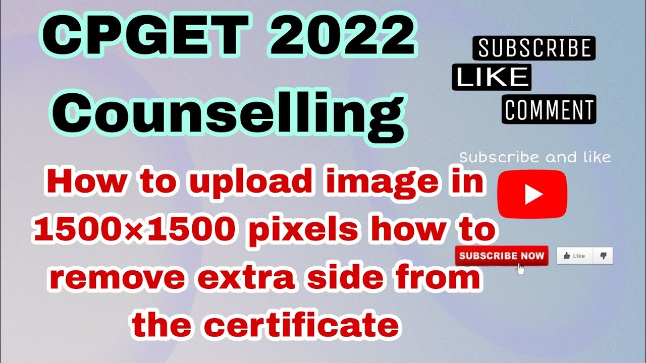 How to upload images /certificate in 1500&times;1500 pixels,how to remove extra sides..#cpget