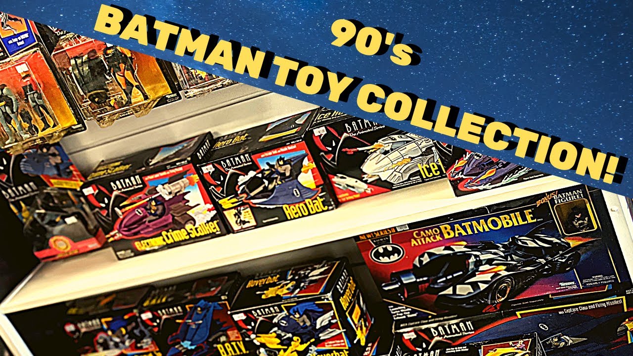 Our Biggest Ever 90s Batman Toy Collection! (CARDED FIGURES AND SEALED BOXED VEHICLES!)