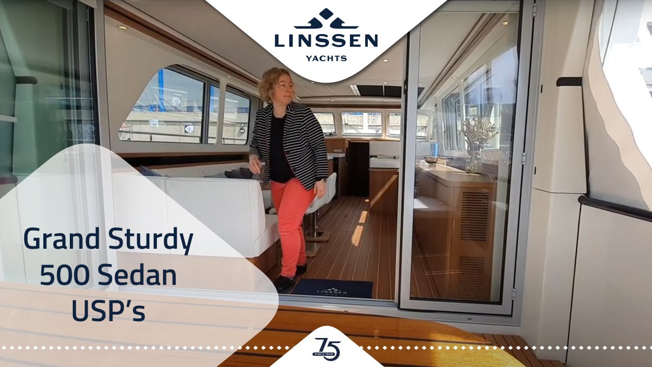 Linssen Grand Sturdy 500 Sedan USPs - total video