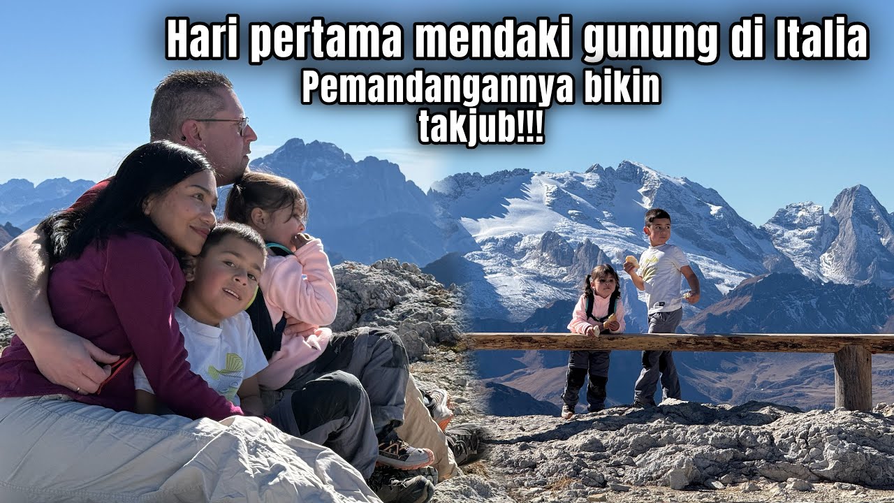 HARI PERTAMA MENDAKI SAMBIL HEALING DI PEGUNUNGAN ITALIA