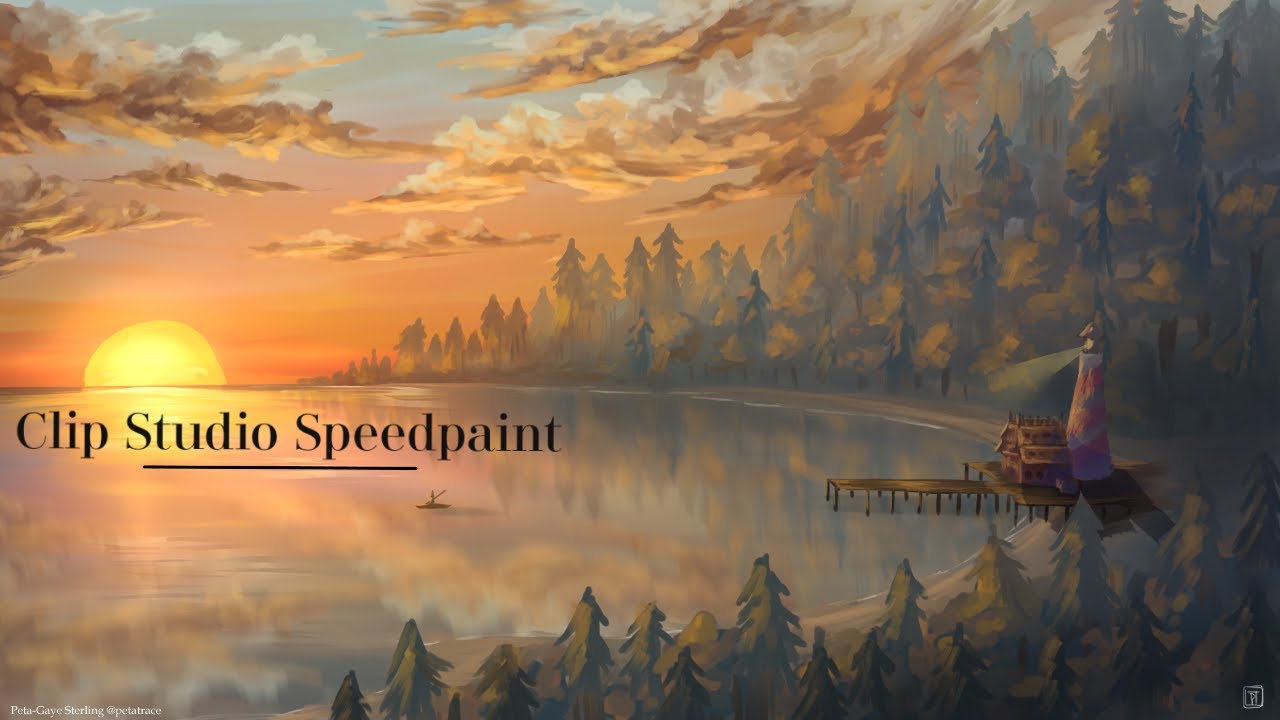 Peace in Sunsets || Clip Studio Paint Speedpaint