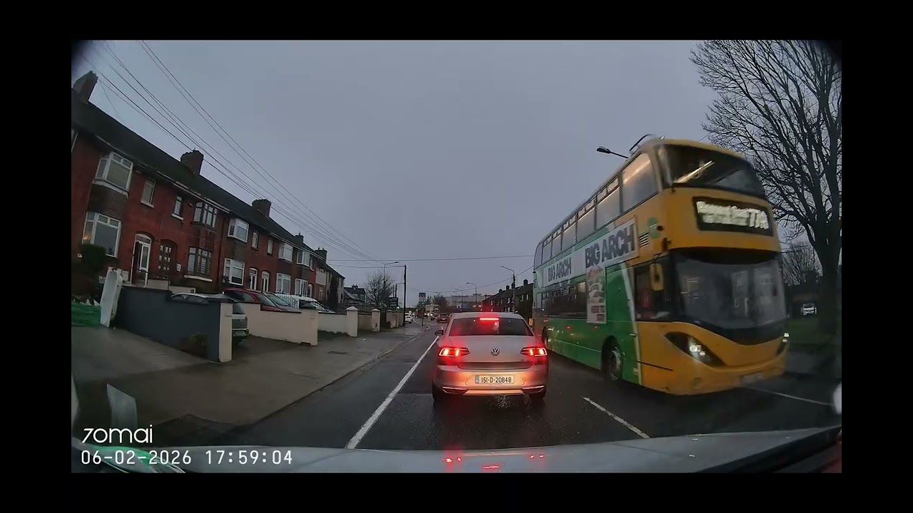 Dublin drive on a Friday afternoon