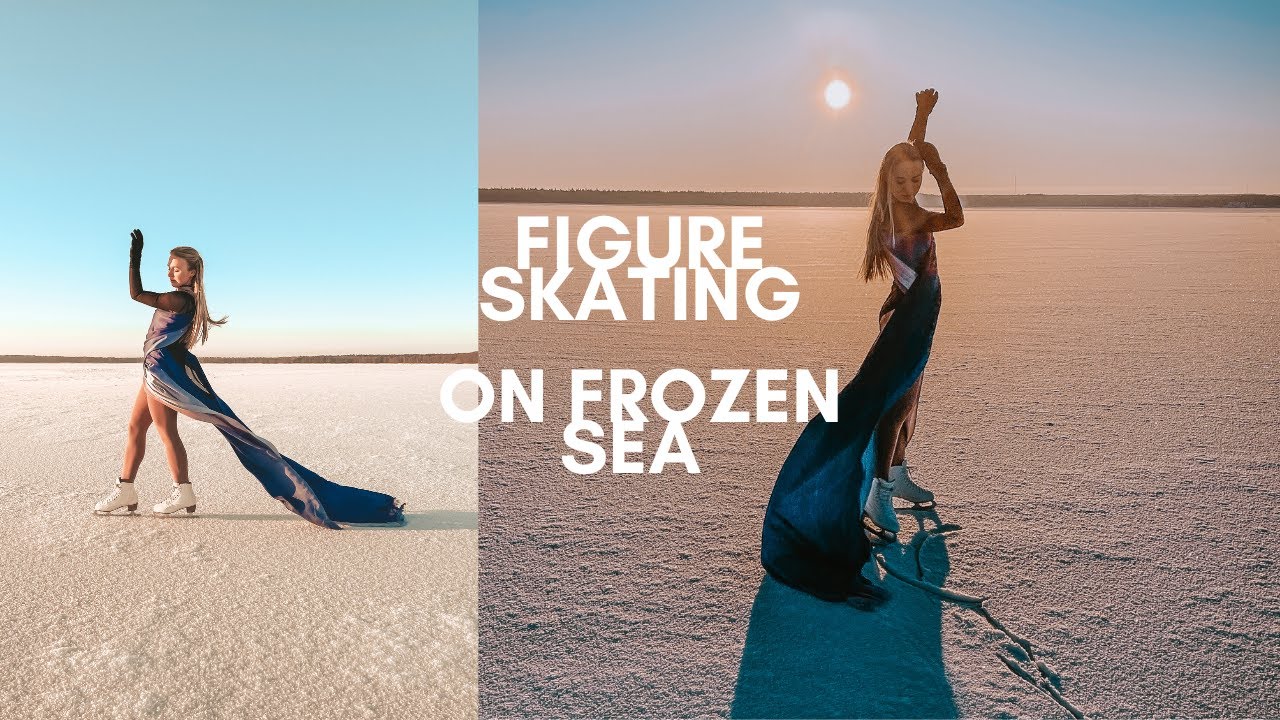 MOST BEAUTIFUL SKATING VIDEO - Johanna Allik on frozen sea