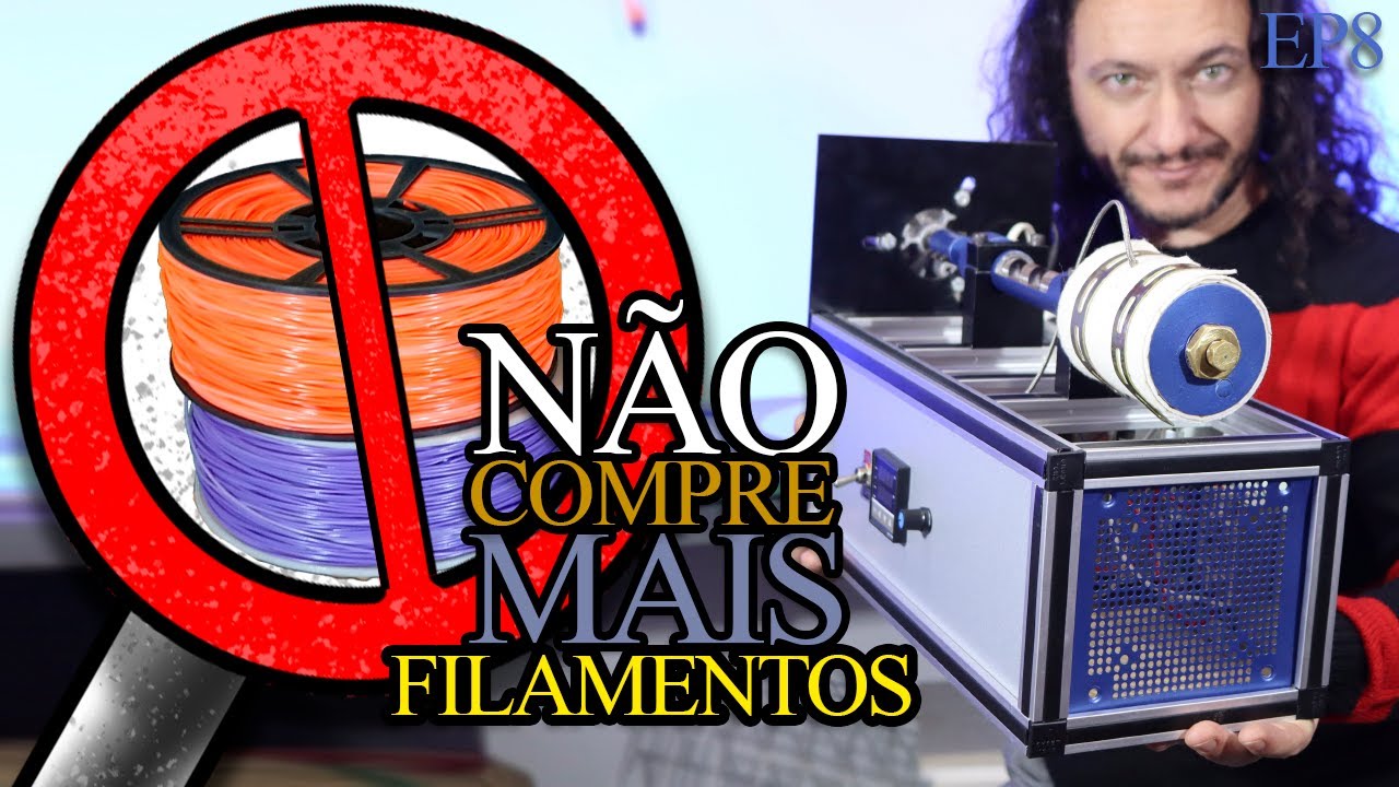 FAÇA SUA EXTRUSORA DE FILAMENTOS -TERNO NOVO #EP8
