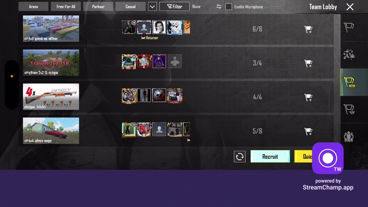 Broadcast powered by StreamChamp