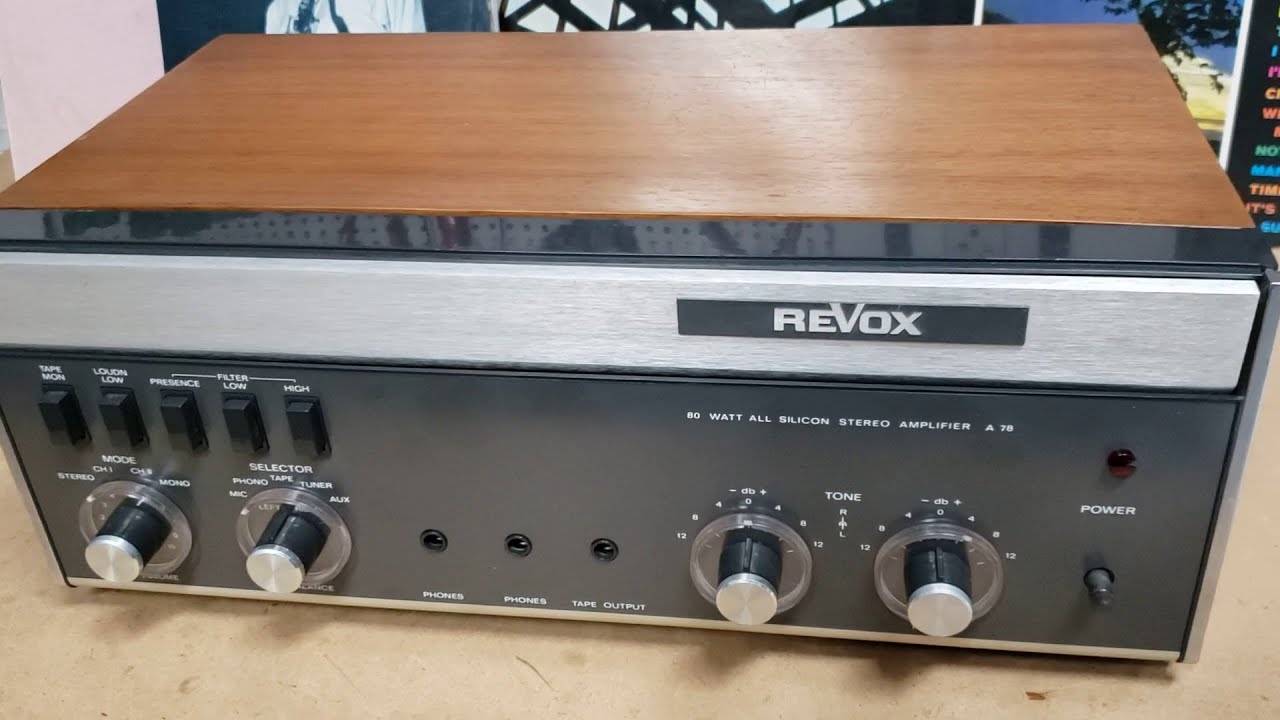 Revox A-78 - Quebra-Cabeça (Restauração Completa).