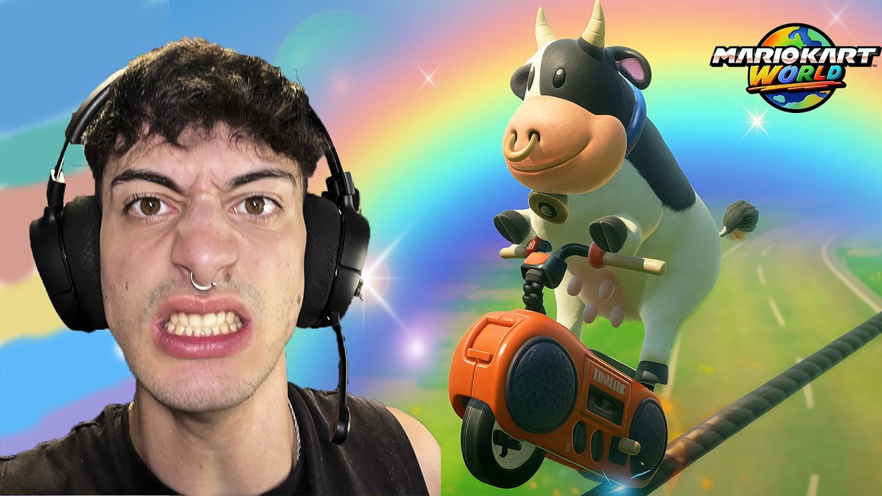 MIS MEJORES MOMENTOS EN MARIO KART WORLD🌍 🟦#1 #mariokart #mariokartworld #paache