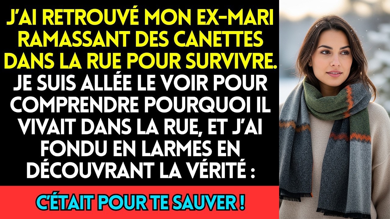 J’ai Retrouvé Mon Ex Mari Ramassant Des Canettes Dans La Rue Pour Survivre  Je Suis Allée Le Voir